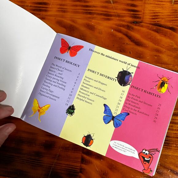 Vintage 1996 Discover Insects Paperback Book - Picture 3 of 8